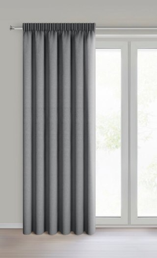 ZASŁONA GOTOWA ZOEY NA TAŚMIE 140 X 270 CM STALOWY