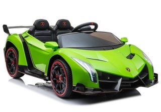 Auto na akumulator Lamborghini Veneno Zielony LEAN CARS