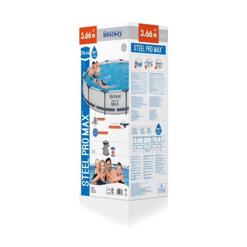 Basen Stelażowy 366 x 76 cm Bestway 56416 Bestway