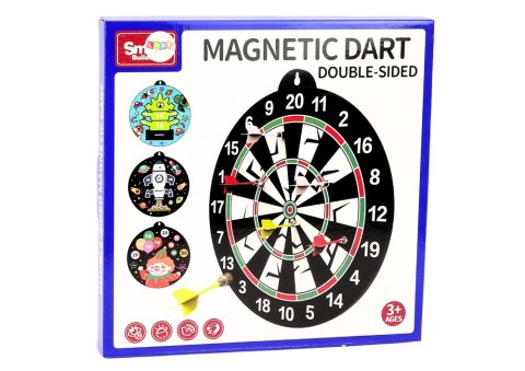 Dwustronna Tarcza Magnetyczna Rakieta Rzutki 6Szt LEAN Toys