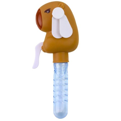 Bańki Mydlane Kapibara Wiatraczek 2w1 Różdżka 3 Oczka Do Baniek 19cm Mix LEAN TOYS