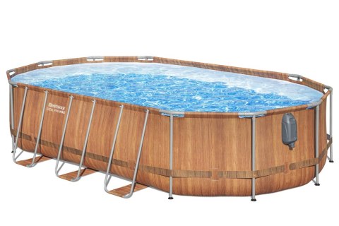 Basen Ogrodowy Stelażowy Bestway 56719 Power Steel 610 x 366 x 122 cm Bestway