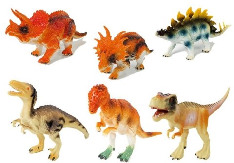 Zestaw Figurki Dinozaurów 10 cm 6 sztuk LEAN Toys