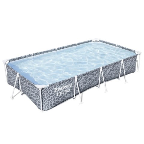 Basen Stelażowy Prostokątny Szary 366 x 201 x 66 cm Bestway 561FV Bestway