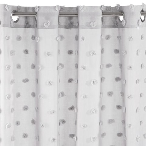 ZASŁONA GOTOWA D91 STELLA 140 X 250 CM SREBRNY