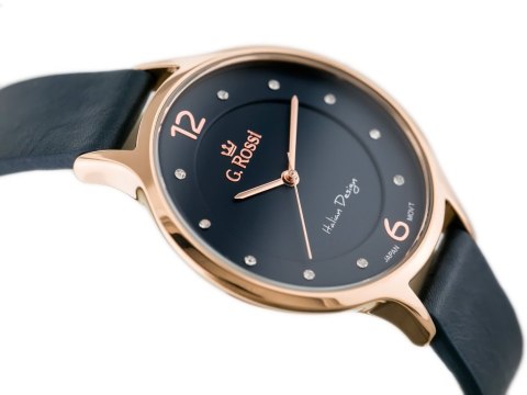 ZEGAREK DAMSKI G. ROSSI - 10411A-6F3 NA PASKU (zg714g) + BOX G. Rossi