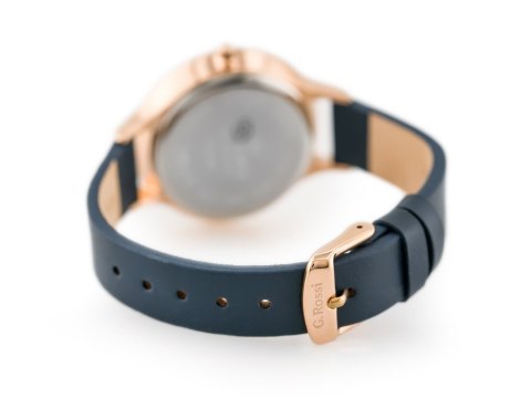 ZEGAREK DAMSKI G. ROSSI - 10411A-6F3 NA PASKU (zg714g) + BOX G. Rossi