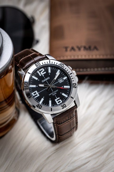 ZEGAREK MĘSKI CASIO MTP-VD01L-1BV (zd169c) + BOX Casio