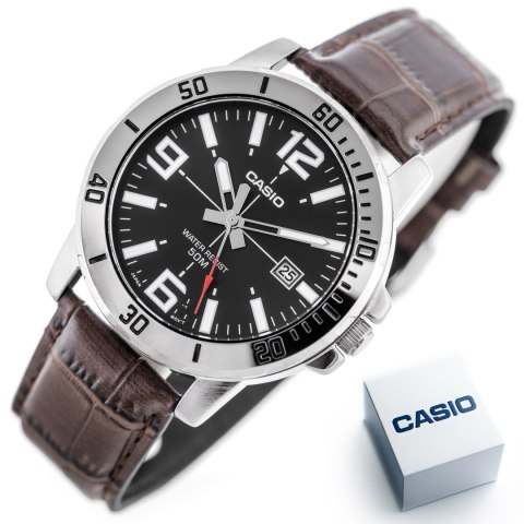 ZEGAREK MĘSKI CASIO MTP-VD01L-1BV (zd169c) + BOX Casio