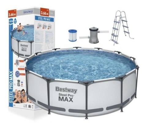 Basen Ogrodowy Stelażowy 366 x 100 cm Bestway 56418 Bestway