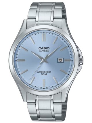 Zegarek Męski Casio MTS-115D-2A2V + BOX (zd292b) SZAFIR Casio