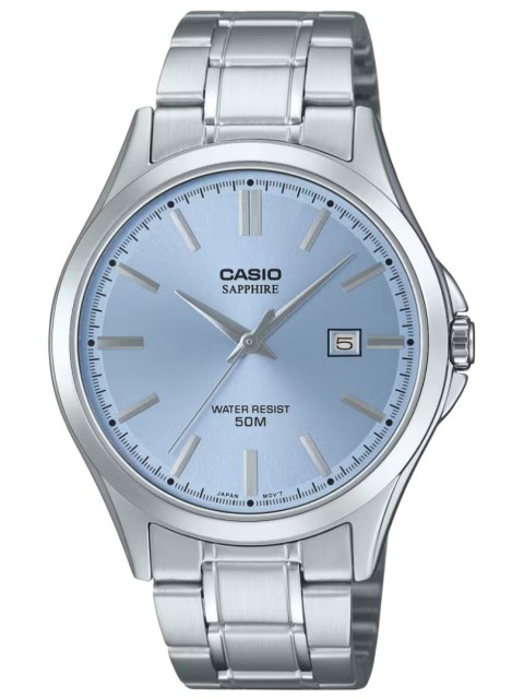 Zegarek Męski Casio MTS-115D-2A2V + BOX (zd292b) SZAFIR Casio