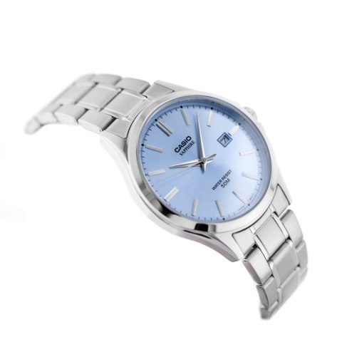 Zegarek Męski Casio MTS-115D-2A2V + BOX (zd292b) SZAFIR Casio