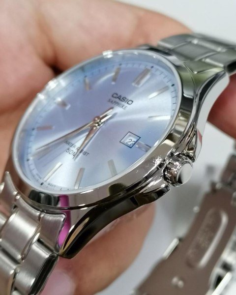 Zegarek Męski Casio MTS-115D-2A2V + BOX (zd292b) SZAFIR Casio