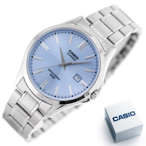 Zegarek Męski Casio MTS-115D-2A2V + BOX (zd292b) SZAFIR Casio