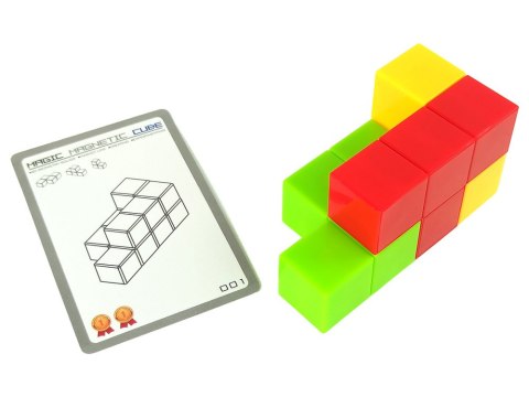 Magiczna Kostka Do Układania Magnetyczna 7 El. LEAN Toys