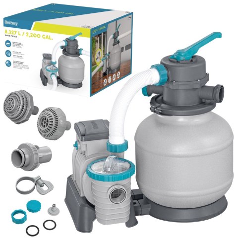 Pompa Piaskowa Do Basenu Filtrująca Timer 8327L/h Bestway 58499 Bestway