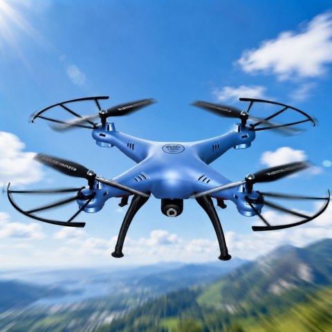 Zdalnie Sterowany Dron X5HW SYMA Niebieski LEAN Toys