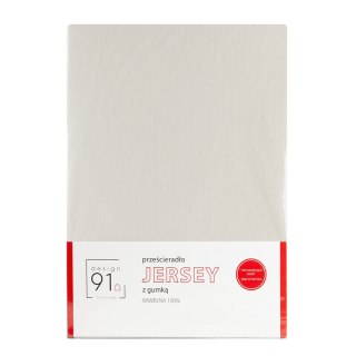PRZEŚCIERADŁO Z GUMKĄ JERSEY D91 120 X 200 X 25 CM BEŻOWY