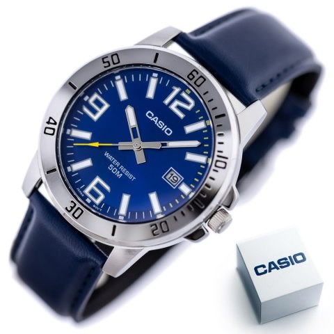 ZEGAREK MĘSKI CASIO MTP-VD01L-2BV (zd169a) + BOX Casio