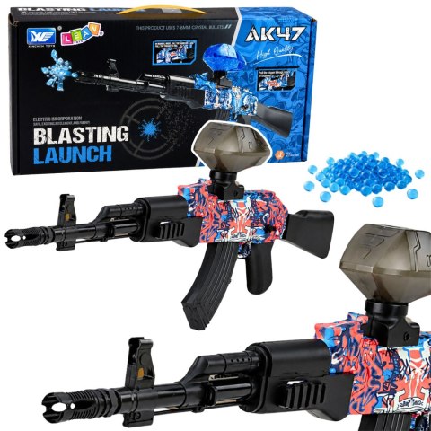 Karabin AK47 Pistolet Na Kulki Wodne Żelowe Automatyczny Elektryczny 70 cm LEAN Toys