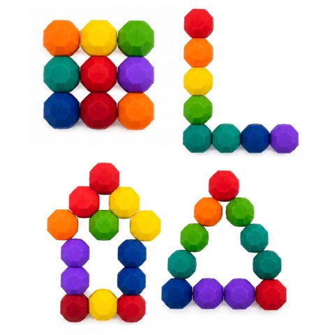 Magnetyczne Kulki Antystresowe Gra Układanka Logiczna Zręcznościowa LEAN TOYS