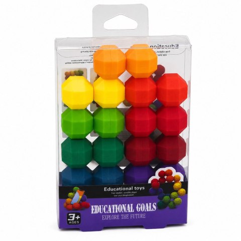 Magnetyczne Kulki Antystresowe Gra Układanka Logiczna Zręcznościowa LEAN TOYS