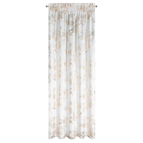 ZASŁONA GOTOWA CELIA NA TAŚMIE 140 X 270 CM BIAŁY