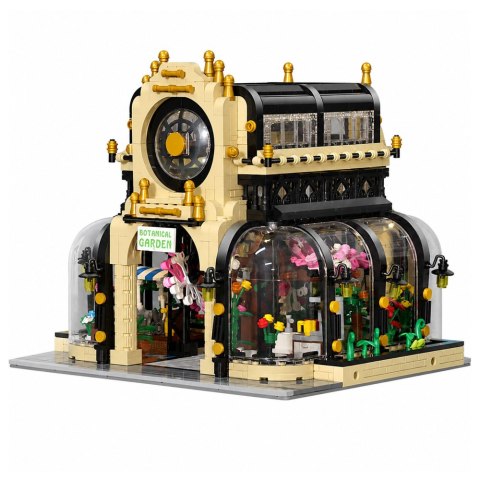 Klocki Konstrukcyjne Ogród Botaniczny Oranżeria Światło LED 2147 el. LEAN Toys