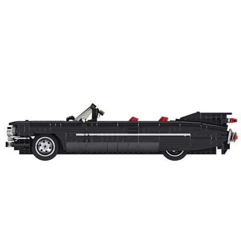 Klocki Konstrukcyjne Samochód Klasyczny Cabrio Cadi-Elrado Czarny 1324 el. LEAN Toys
