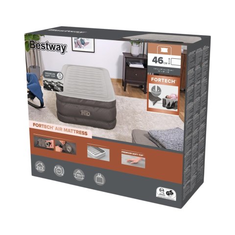 Materac Jednoosobowy Dmuchany Z Pompką Elektryczną 191 x 97cm Bestway 69048 Bestway