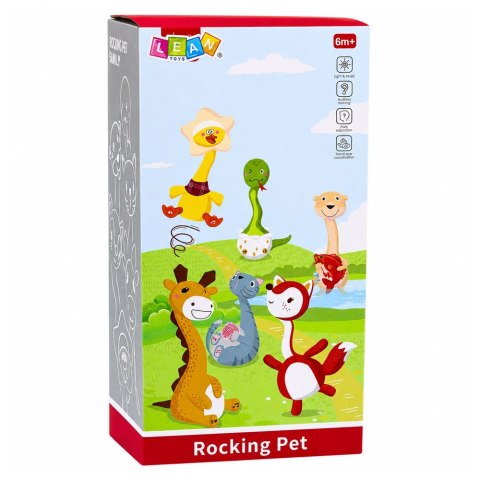 Pluszowy Tańczący Kot Zabawka Interaktywna Muzyczna Dźwięki Maskotka Szary LEAN Toys
