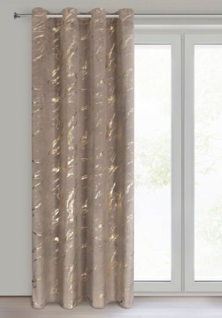 ZASŁONA GOTOWA MOLLY 140 X 250 CM BRĄZOWY