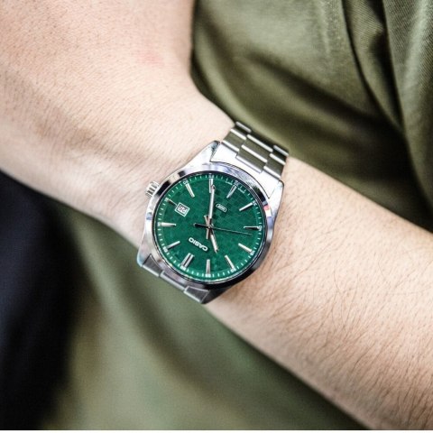 ZEGAREK MĘSKI CASIO MTP-VD03D-3A1 Green + BOX Casio
