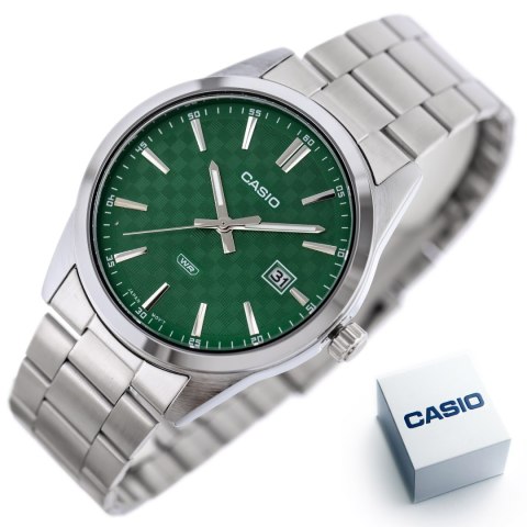ZEGAREK MĘSKI CASIO MTP-VD03D-3A1 Green + BOX Casio