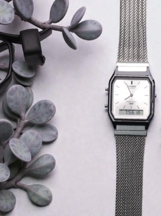 ZEGAREK UNISEX CASIO Vintage AQ-230EM-7A + BOX Casio