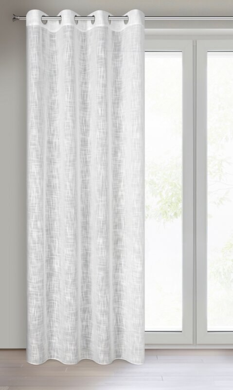 ZASŁONA GOTOWA LIREN 140 X 250 CM BIAŁY