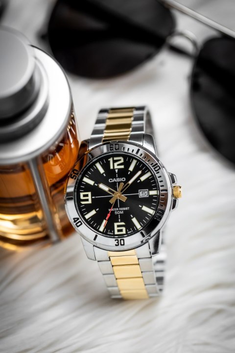 ZEGAREK MĘSKI CASIO MTP-VD01SG-1B + BOX Casio