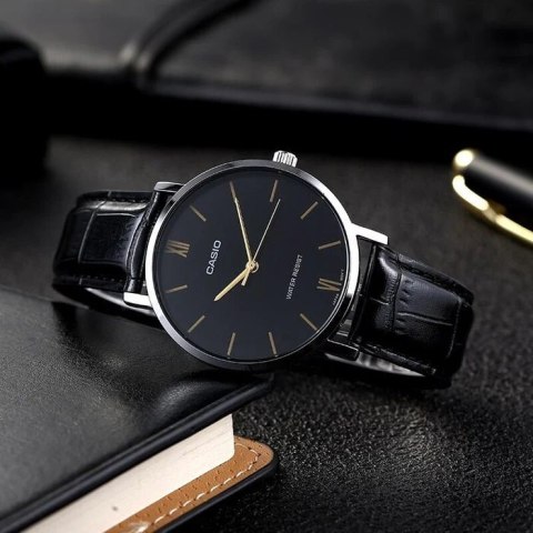 ZEGAREK MĘSKI CASIO MTP-VT01L-1B + BOX (zd165g) Casio