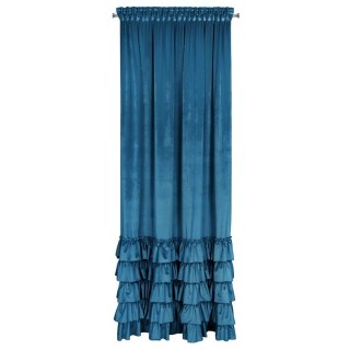 ZASŁONA GOTOWA CHARLOTTE NA TAŚMIE 140 X 270 CM GRANATOWY