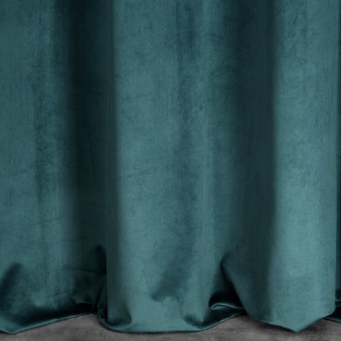 ZASŁONA GOTOWA MELANIE NA TAŚMIE 140 X 270 CM CIEMNOTURKUSOWY