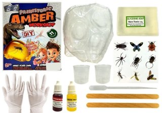 Zestaw Kreatywny Prehistoria Stwórz Bursztyn Owady LEAN Toys