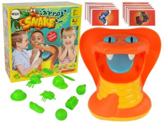 Gra Zręcznościowa Kąsający Wąż Karty Pomarańczowa LEAN Toys