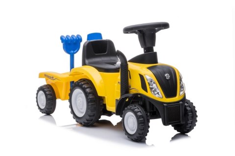 Jeździk Traktor New Holland 658T Żółty LEAN CARS