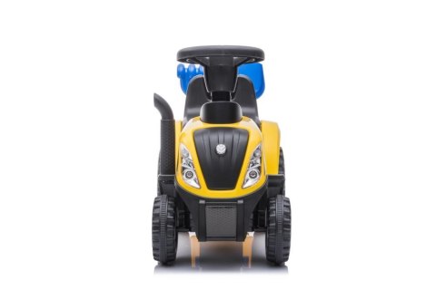 Jeździk Traktor New Holland 658T Żółty LEAN CARS