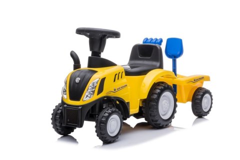 Jeździk Traktor New Holland 658T Żółty LEAN CARS