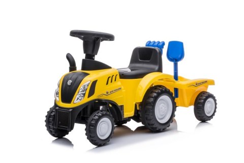 Jeździk Traktor New Holland 658T Żółty LEAN CARS
