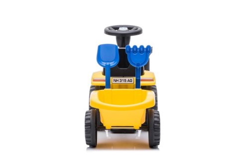 Jeździk Traktor New Holland 658T Żółty LEAN CARS