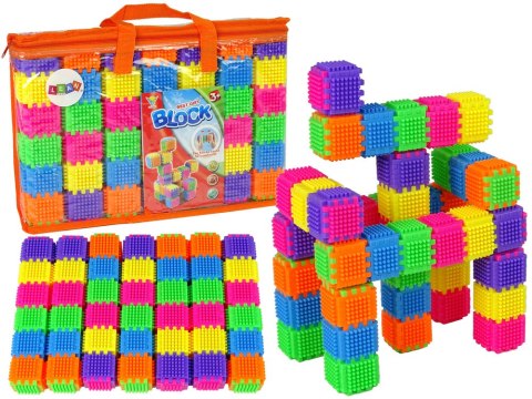 Klocki Wafle Kolorowe Torba 182 Sztuki LEAN Toys