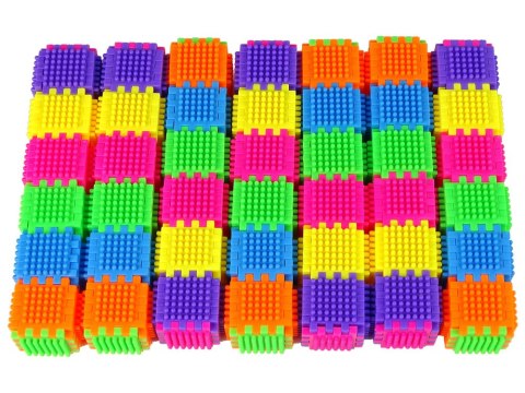 Klocki Wafle Kolorowe Torba 182 Sztuki LEAN Toys